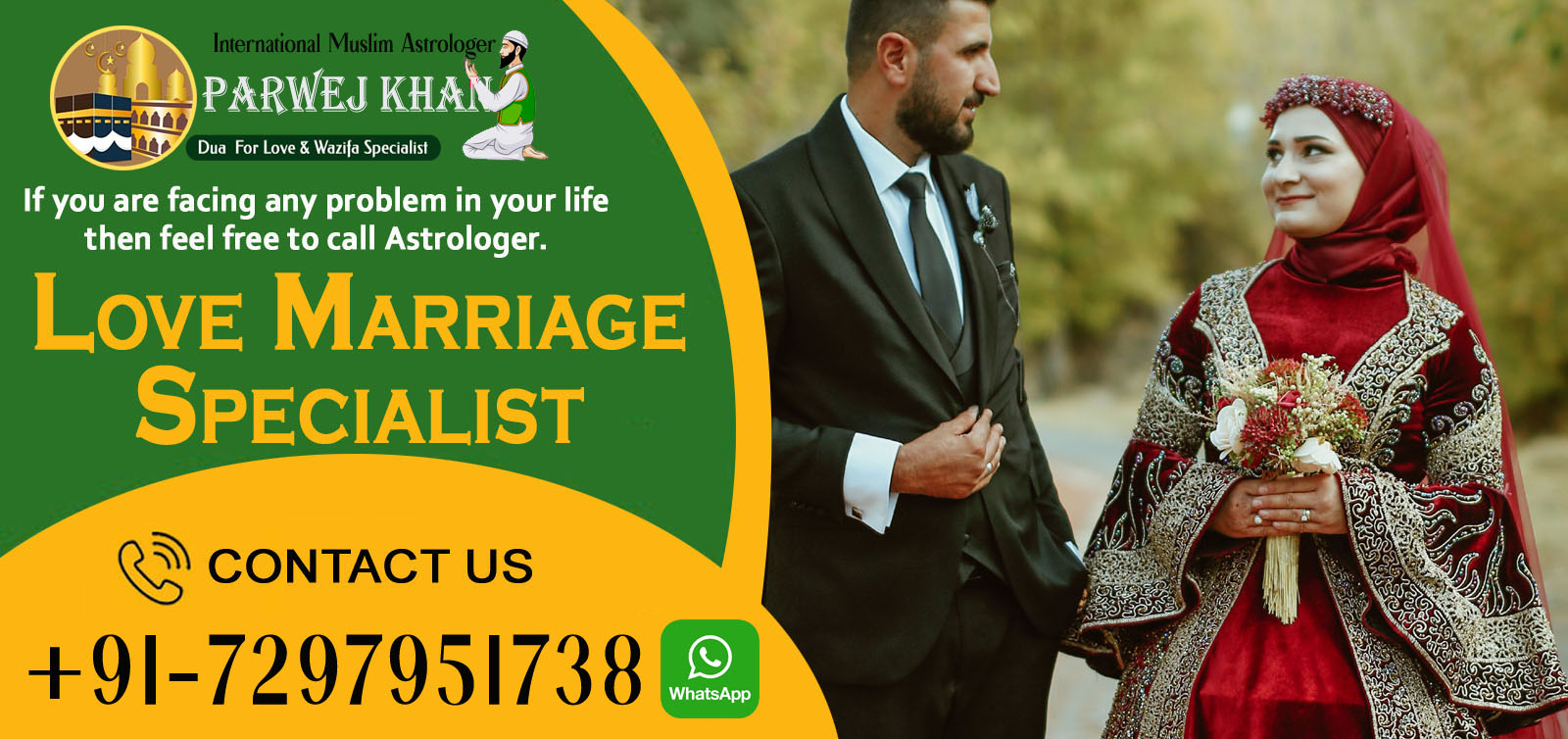Famous Astrologer Parwej Khan  +91-7297951738